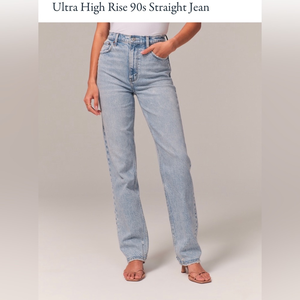 Abercrombie & Fitch Ultra High Rise Jeans-NWT sz 26 2R